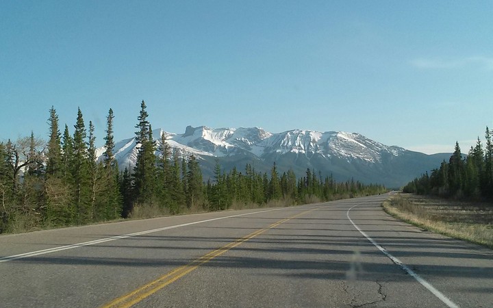 over the mountains