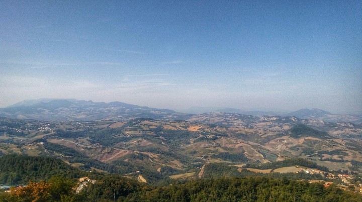 San Marino's hills