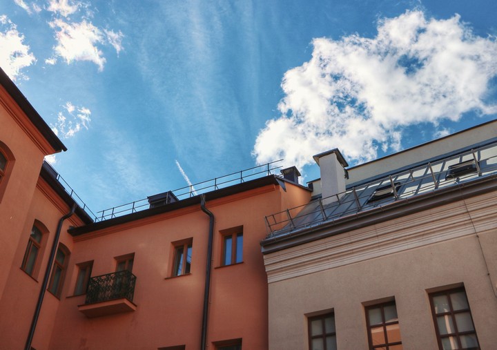 building and sky