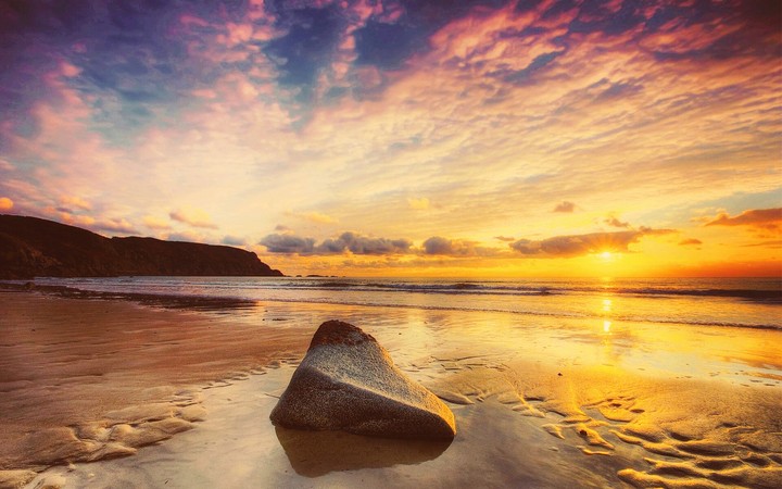 to see sunset