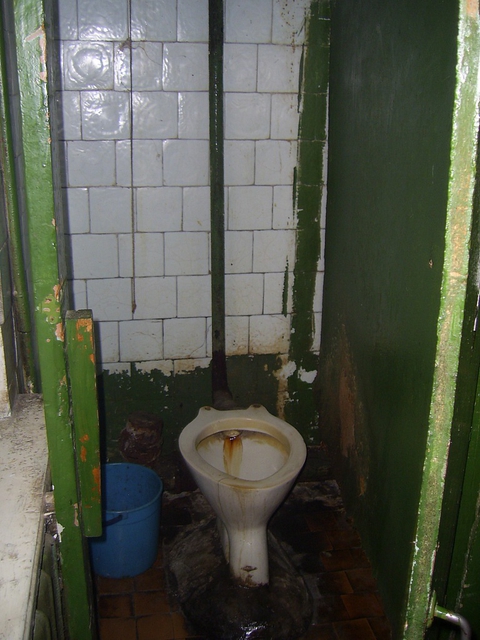 toilet in the barracks