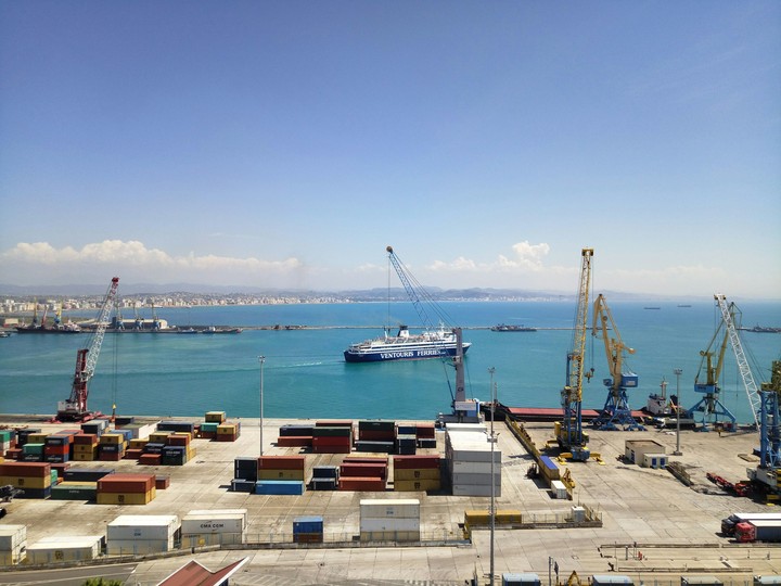 Durres port, Albania