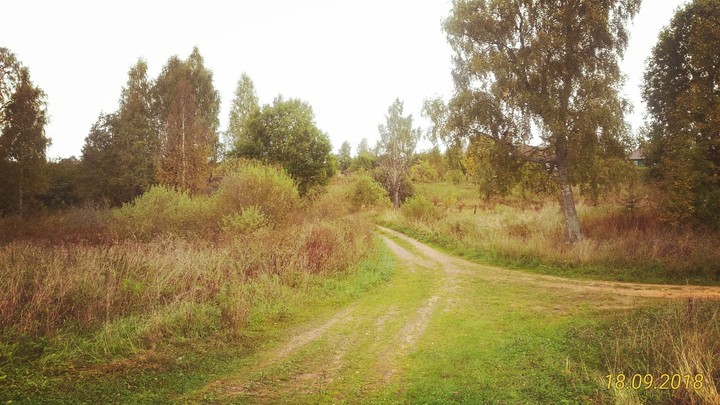road in the village
