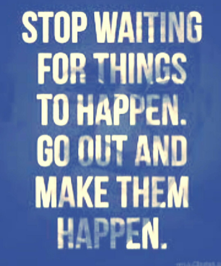 making things happen.