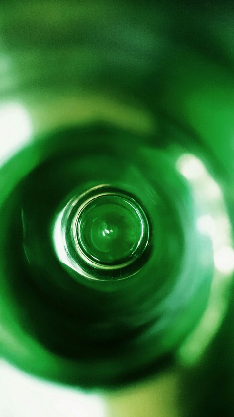 empty wine bottle