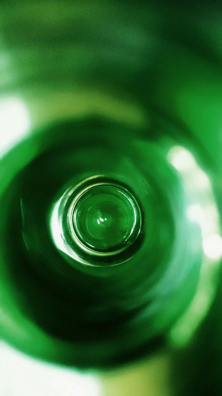 empty wine bottle