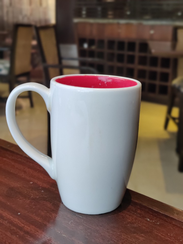 Coffee in a white mug