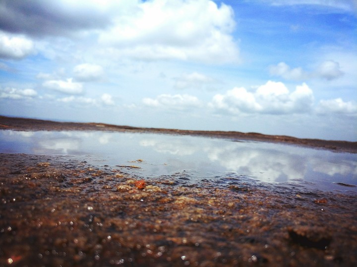 the sky and reflexion