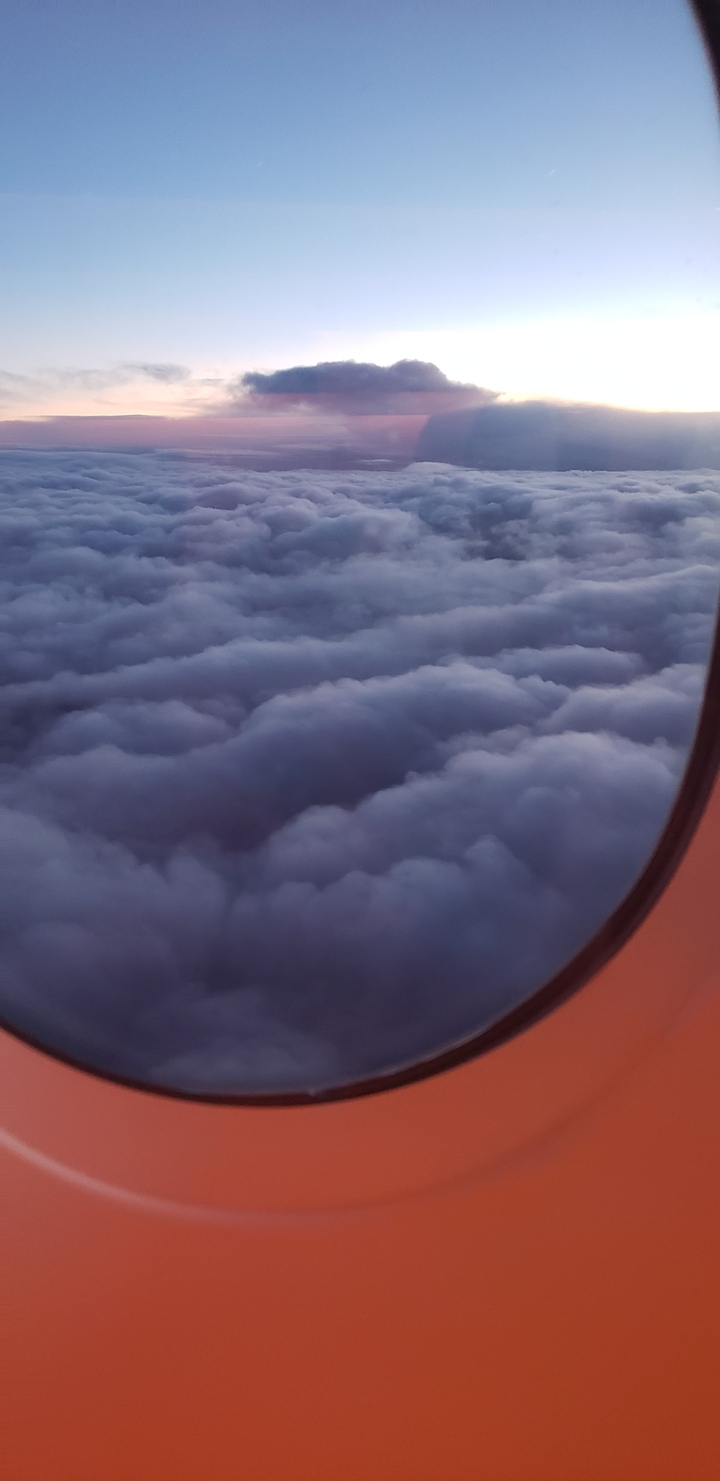 over the clouds