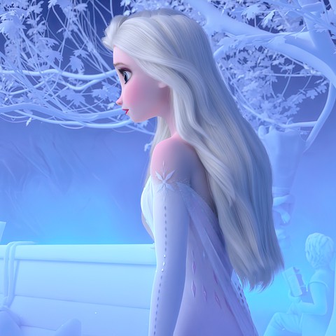 ELSA'S BEAUTIFUL BLONDE HAIR