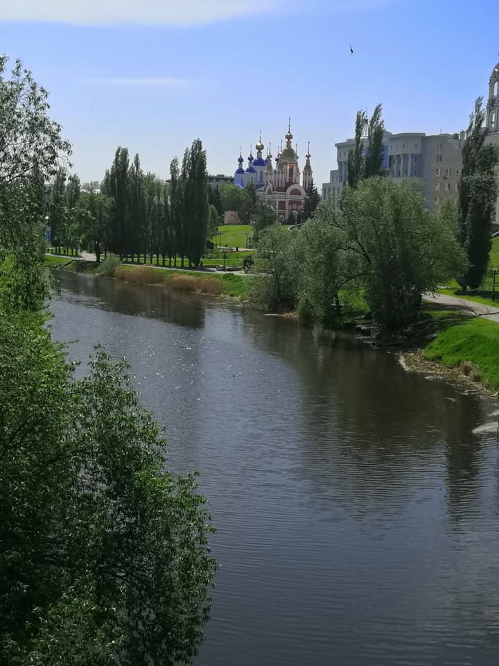 Tsna river embankment, Tambov city