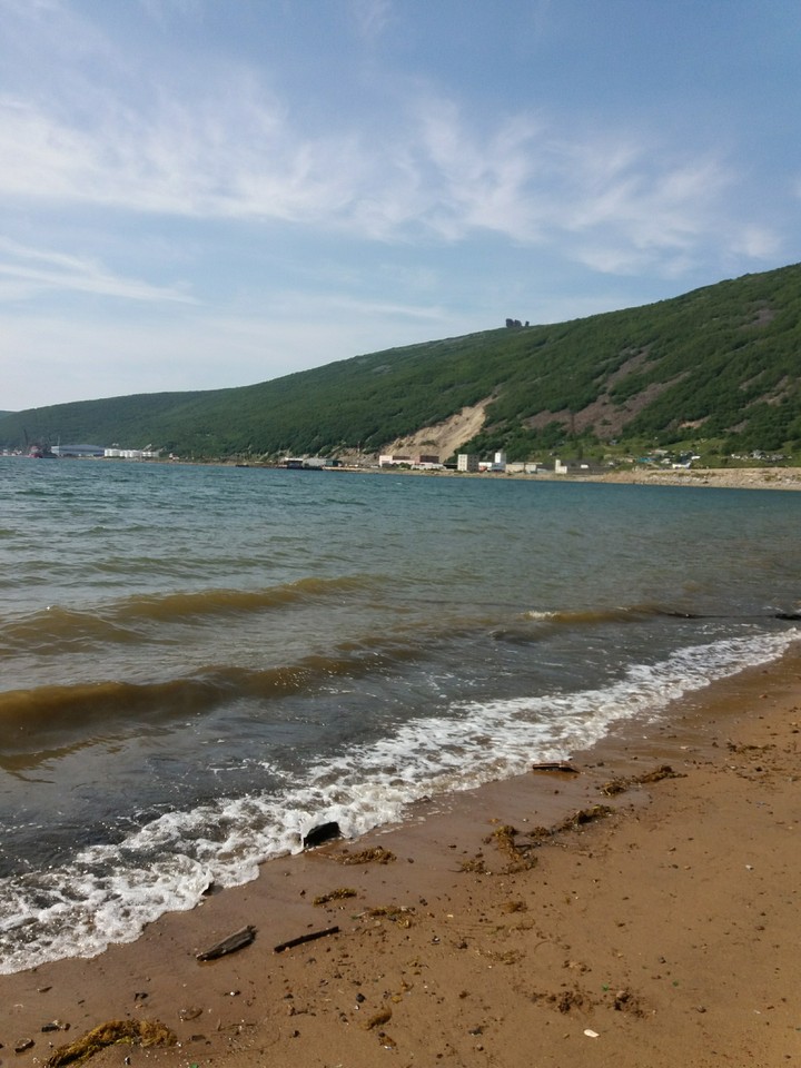 холодное Охотское море Магадан