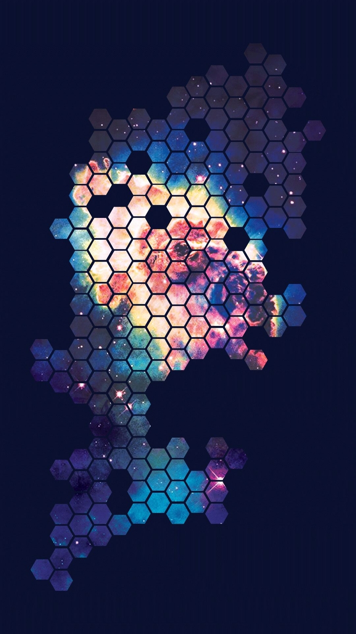 Star Dust in a Honeycomb effect