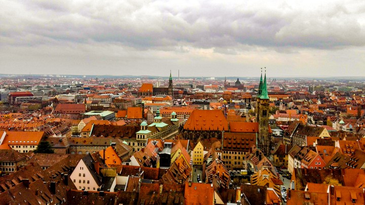 Nuremberg city panorama