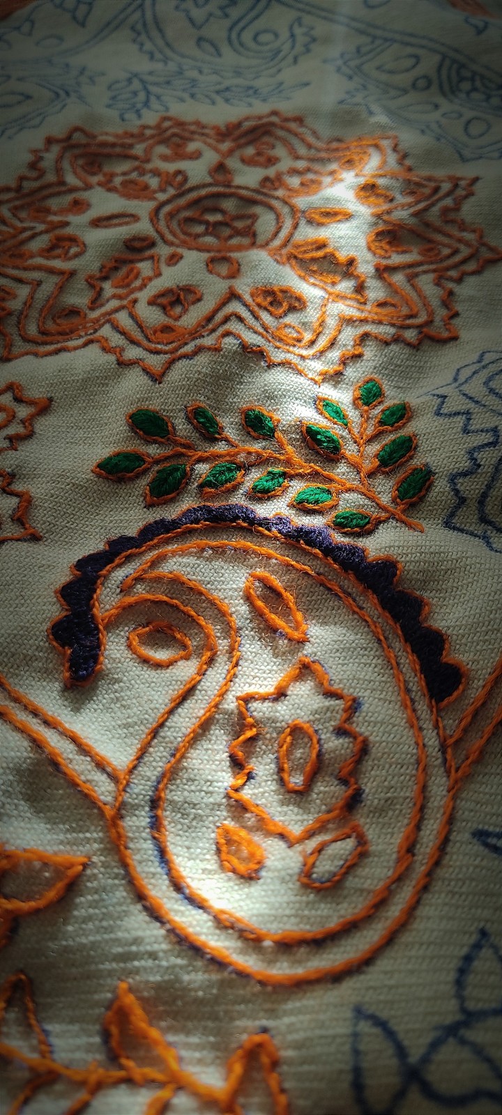 my mom's artwork in progress