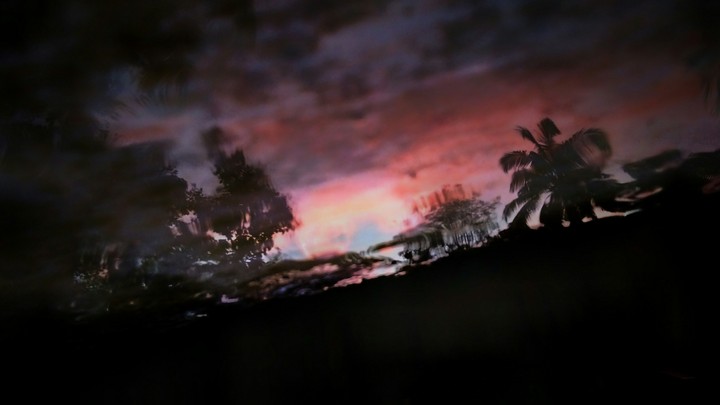 reflection of the sky