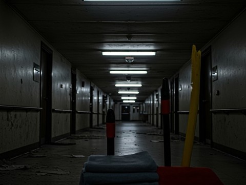 Dark hallway