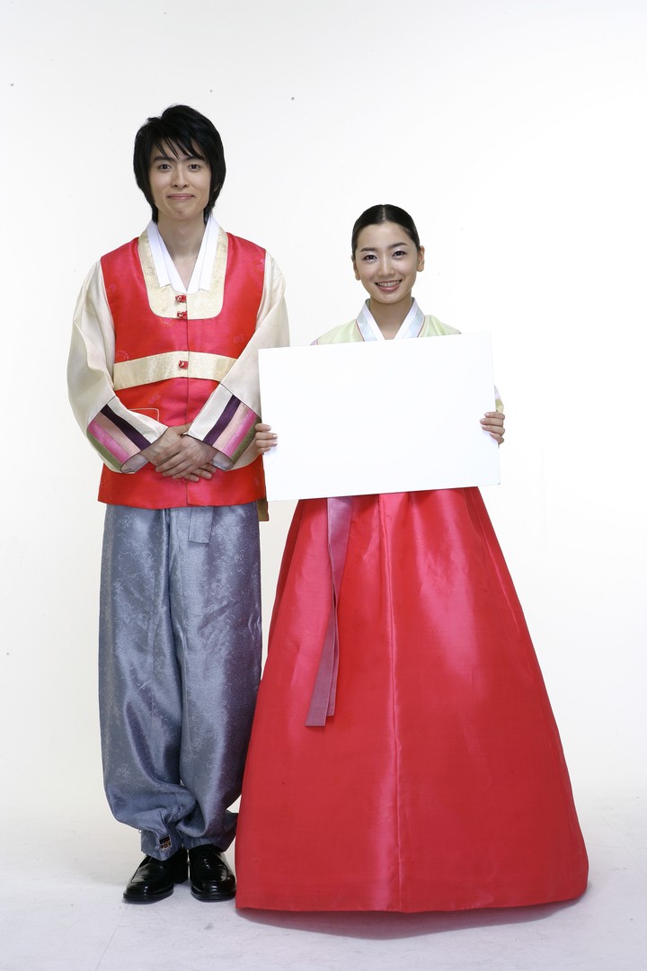 Couple in Korean Dress
