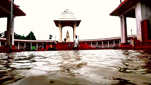 Flooding after heavy rain