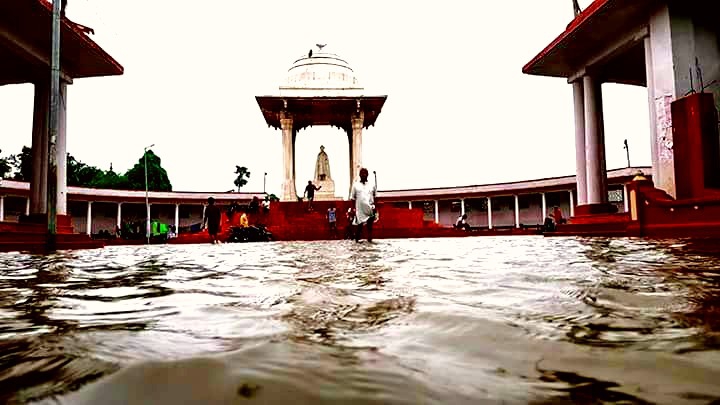Flooding after heavy rain