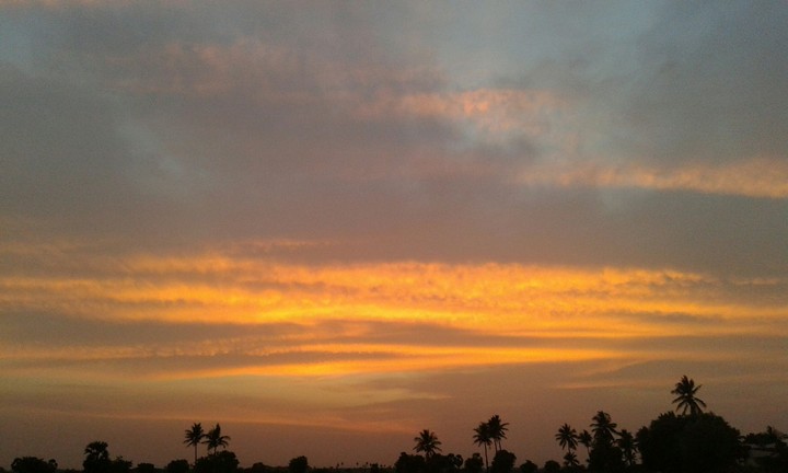 Red sky