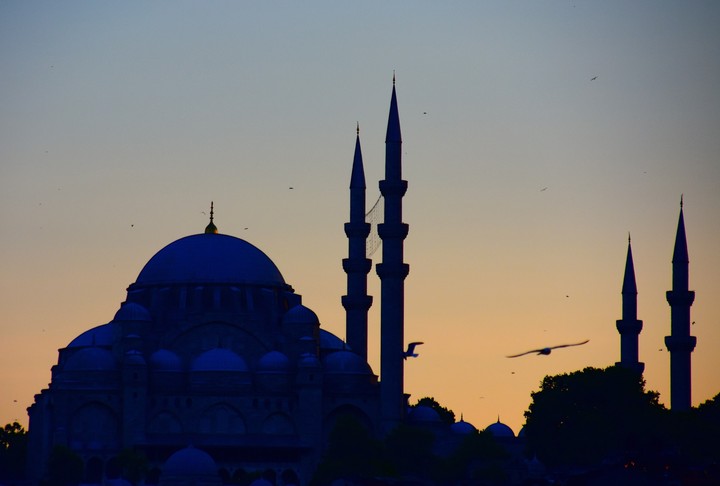 Mosque sunset