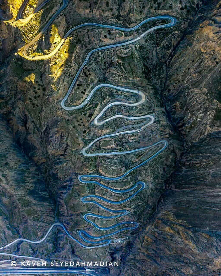 جاده روستای ناندل، شهرستان آمل، استان مازندران