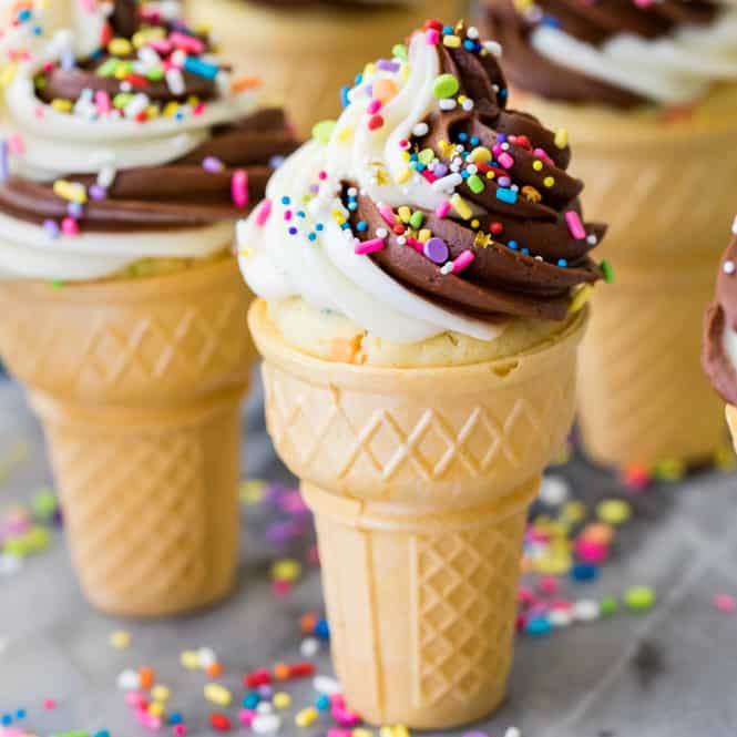 ice cream cupcake