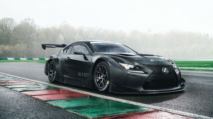 Lexus at Racetrack