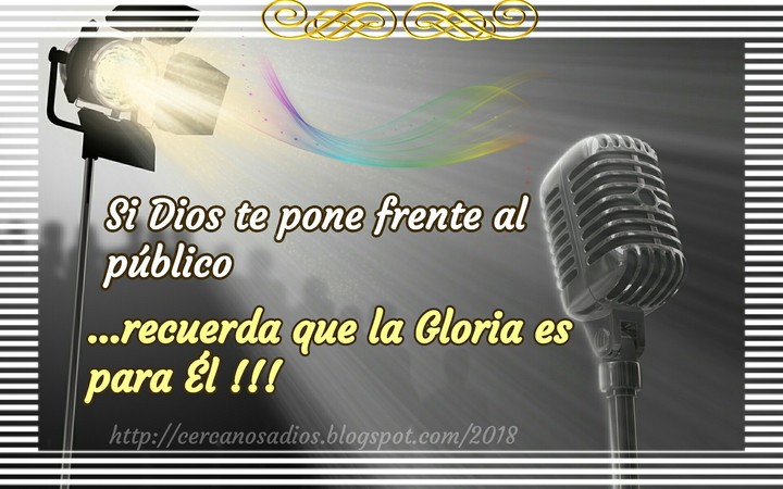 La Gloria a Dios