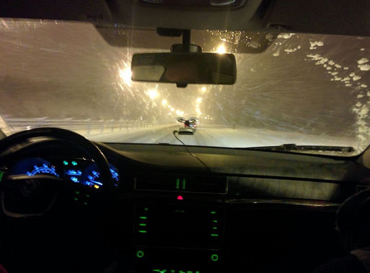 snow road