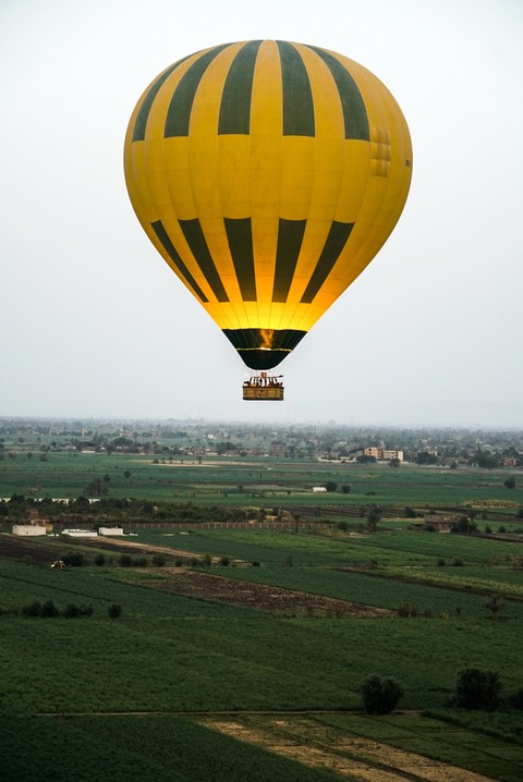 photo of hot air balloon in luxor-Egypt.