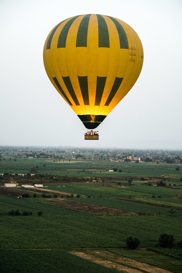 photo of hot air balloon in luxor-Egypt.