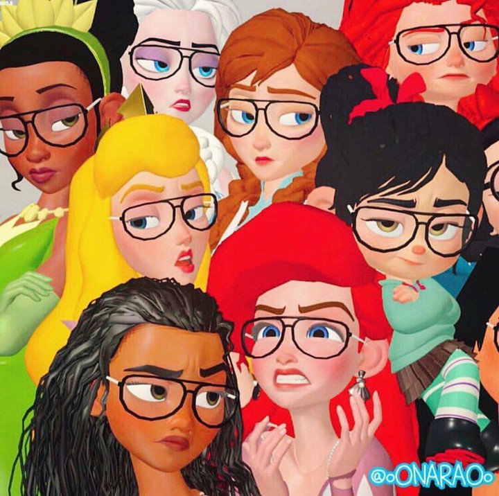Vanellope and the Princesses Disney