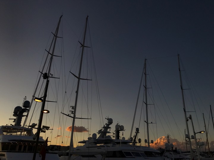 sunset...