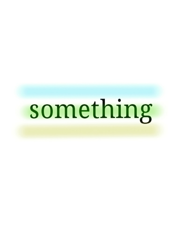 something.