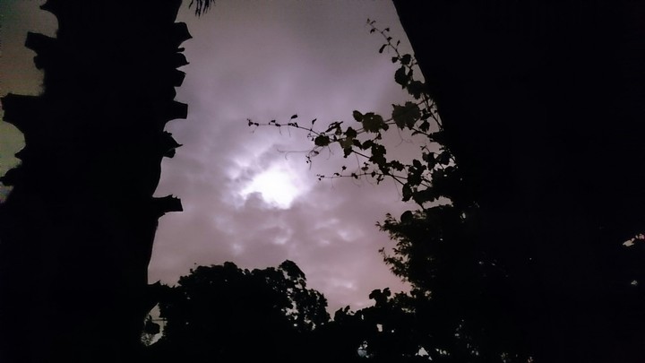 Moon through Clouds
