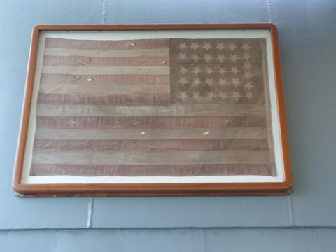 USS Missouri's flag