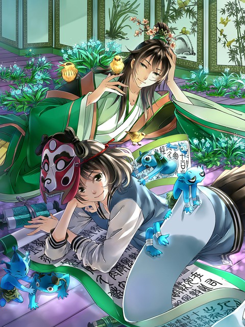 anime, illust Hintergrundbilder