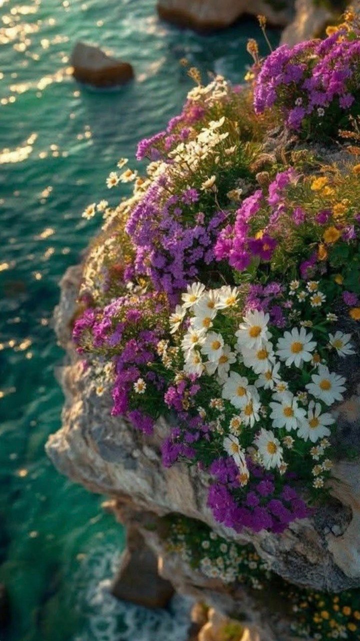 ocean, petal Hintergrundbilder