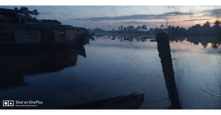 sunset at Alleppey