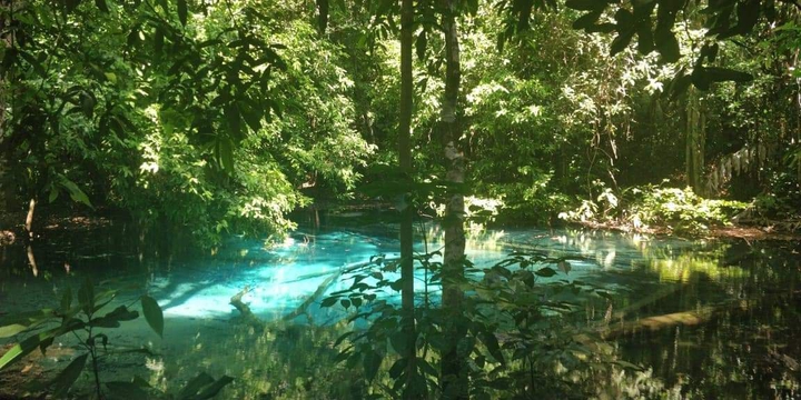 blue water