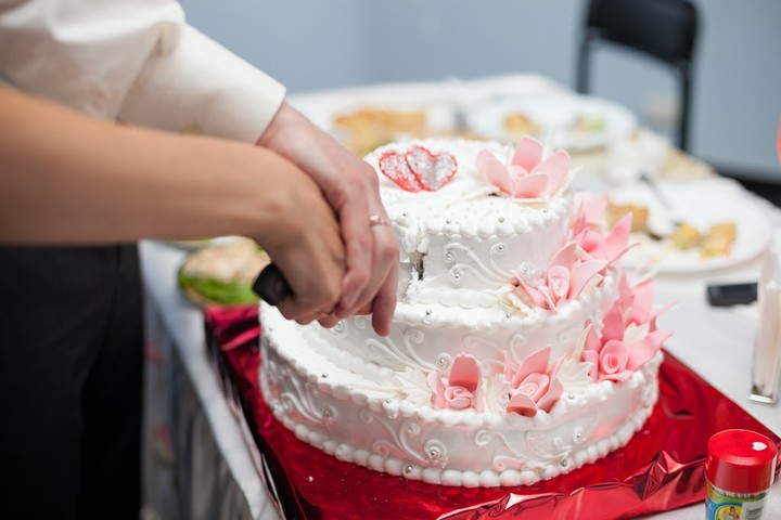 wedding cake of Ivan and  beautiful Sveta