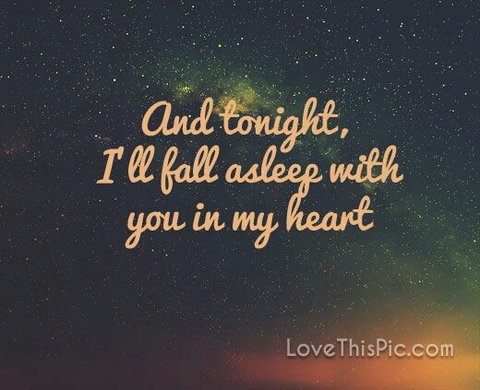 love quote in the night