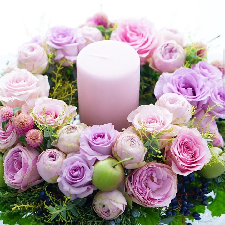 table wreath