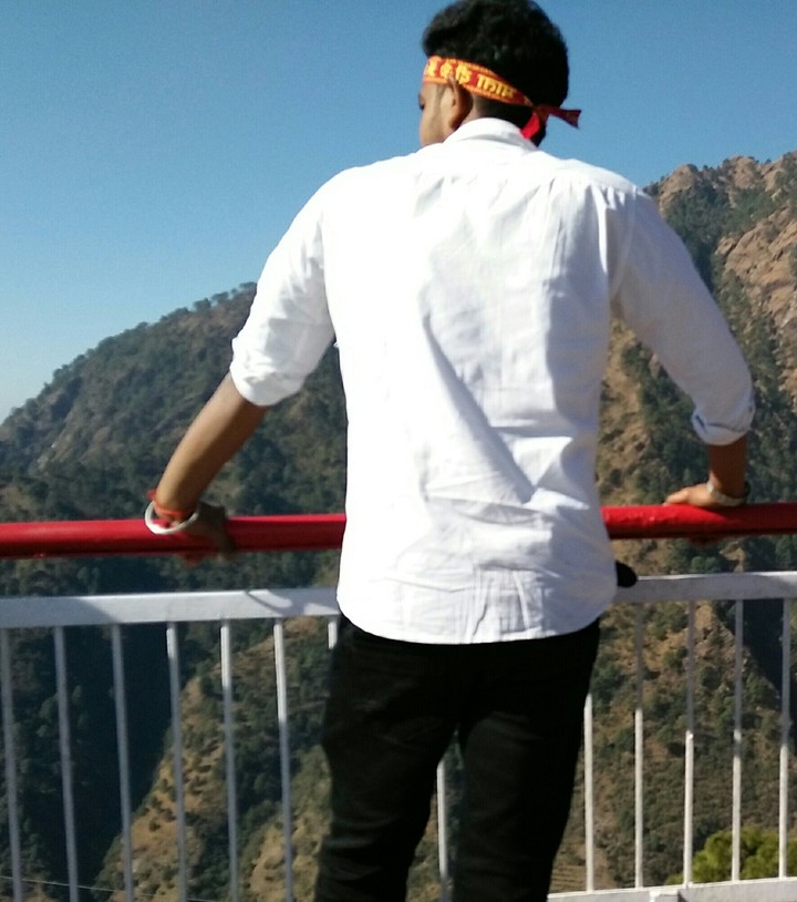 View point of mountain ranges