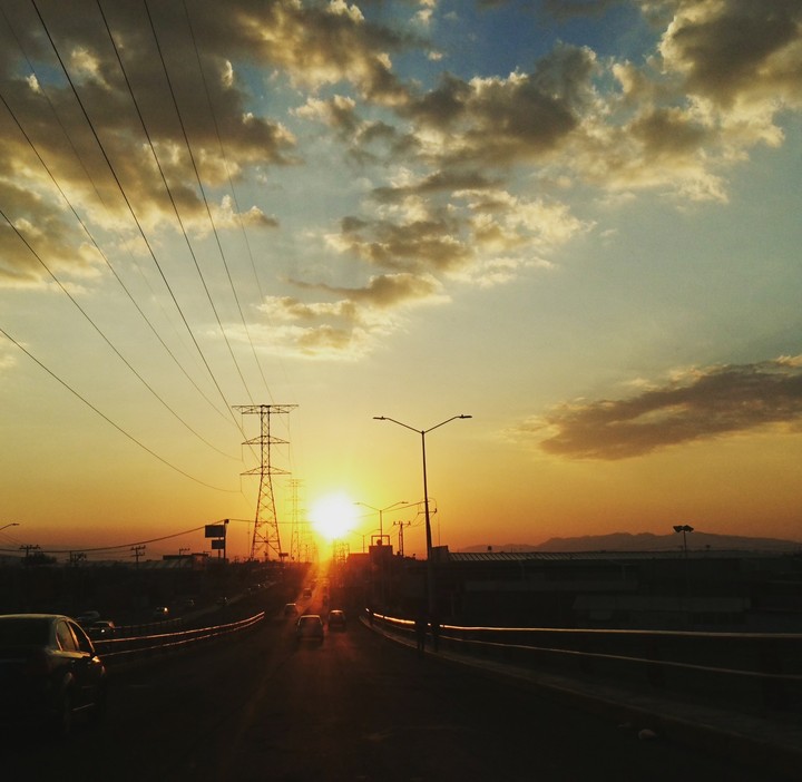 puesta de sol