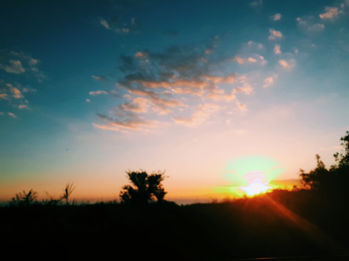 coucher de soleil
