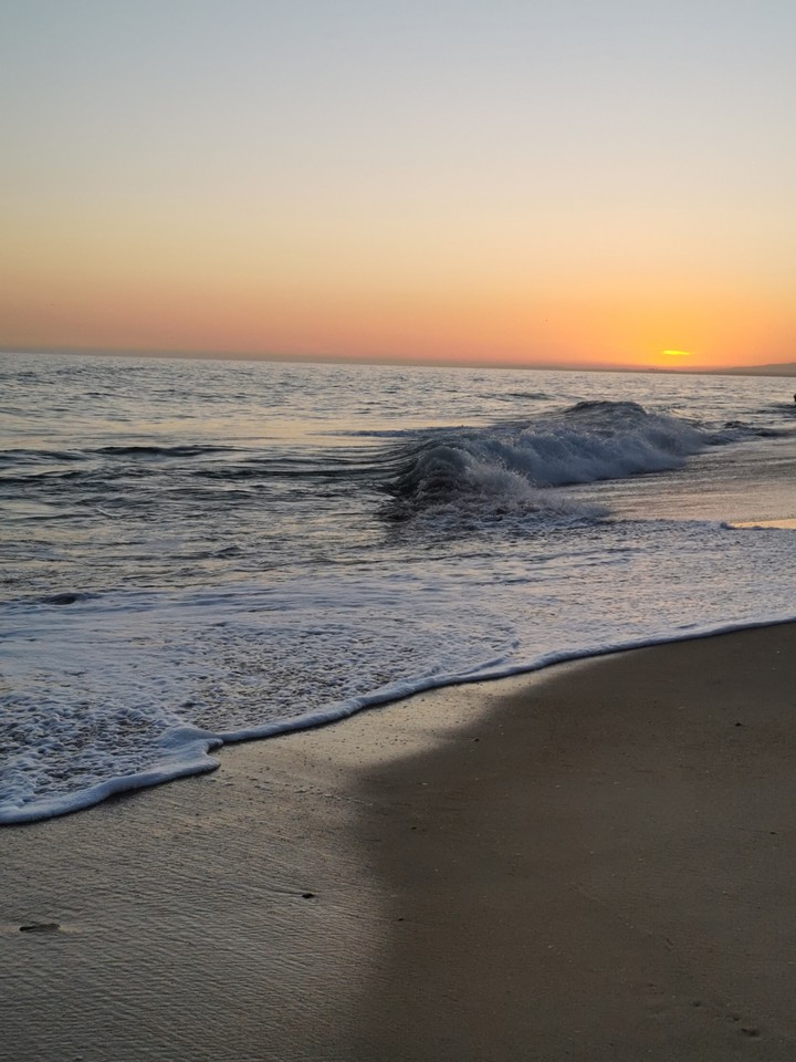 sunset in beach