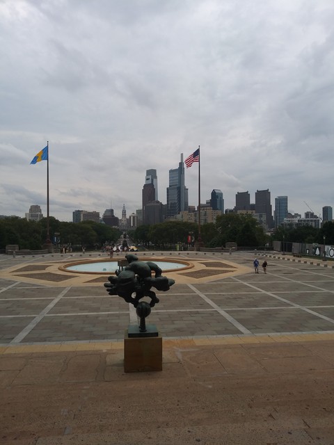 Philadelphia from the art museum steps